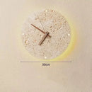 Axyaa Stone Clock Wall Lamp: Stylish Lighting for Home Decor