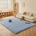 Axyaa Soft Lamb Wool Kids Bedroom Carpet Plush Fluffy Mat for Home Decoration