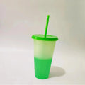 Axyaa Color Changing Cups - 710ml Reusable Tumblers with Lids and Straws
