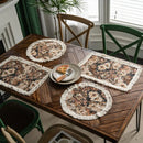 Jacquard Sunflower Tassel Table Runner for American Party Decor - Axya