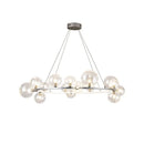 Axyaa Glass Ball LED Chandelier - Modern Nordic Minimalist Style