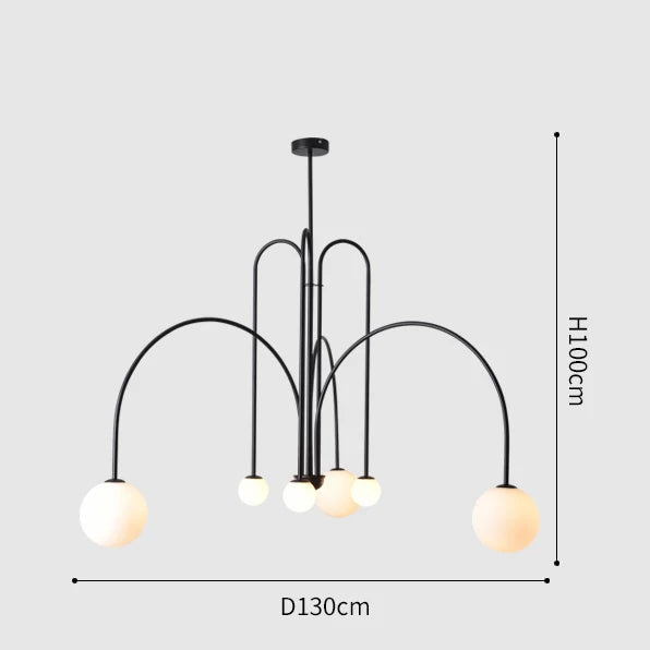 Axyaa Nordic Pendant Light: Minimalist Design for Living Room, Restaurant, Cafe, Clothing Store