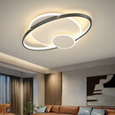 Axyaa Gold/Black LED Ceiling Lamp for Home Lighting - Indoor Decor Chandelier
