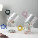 Axyaa Double-layer Insulated Milk Mug - Colorful Flower Love Cup