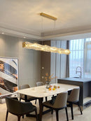Axyaa Luxury Crystal Chandelier & Dining Set: Bar & Table Lights for High-end Dining