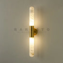 Axyaa Marble Copper Wall Lamp for Living Room TV Background Wall Decor