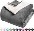 Axyaa Plush Sherpa Blanket: Soft, Cozy, Reversible Queen Size Throw