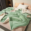 Axyaa Queen Size Winter Fleece Blanket: Soft, Cozy, Plush, Thick Lambswool Throw Blanket