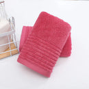 Axyaa Red Bamboo Fiber Towels Set - Absorbent Luxury Bathroom Gift