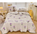 Axyaa Cloud Mink Velvet Cover Blanket - Milk Fiber Printed Blanket