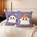 Halloween Cartoon Cushion for Living Room and Office by Axyaa