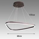 Axyaa LED Chandelier Pendant Lamp for Dining Room | Modern Hanging Ceiling Light