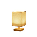 Axyaa Red Plum Fabric Landscape LED Table Lamp