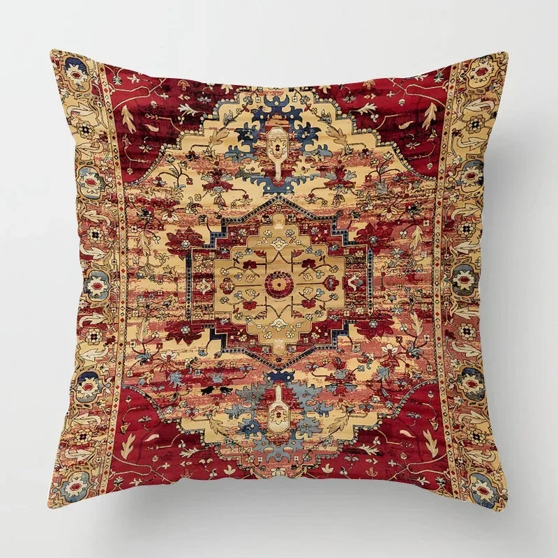 Moroccan Ethnic Pillowcase Sleeve for Home Décor by Axyaa