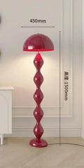 Axyaa Nordic Mushroom LED Floor Lamp for Colorful Home Lighting