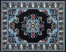 Axyaa Retro Style Large Rug - Modern Short Pile European Design for Home Decor