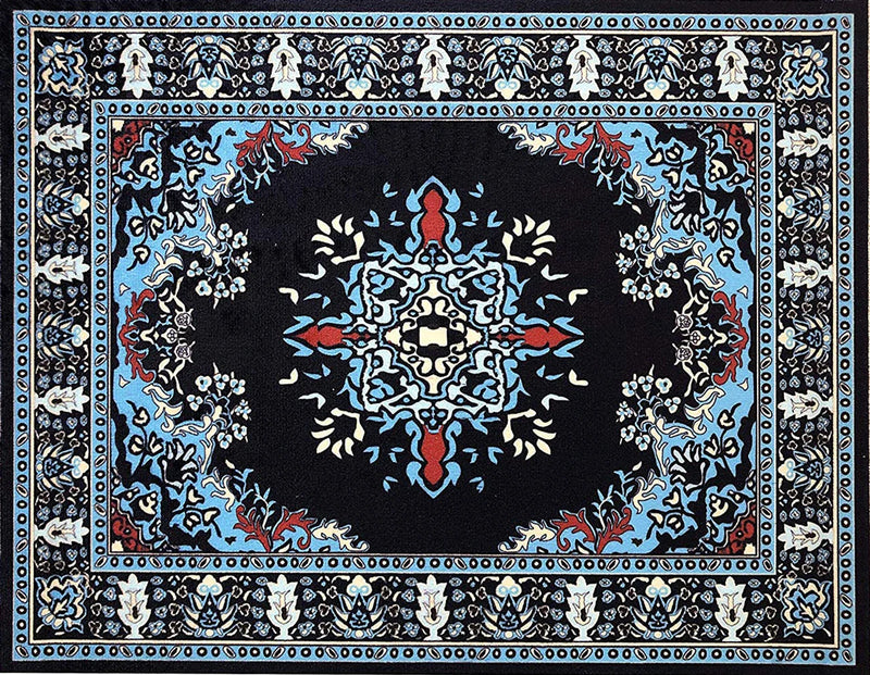 Axyaa Retro Style Large Rug - Modern Short Pile European Design for Home Decor