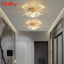 Nordic Acrylic LED Ceiling Light for Bedroom by Axyaa - Creative Fixture