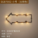 Axyaa Industrial Gear Water Pipe Wall Lamp Retro Style Decorative Hanging