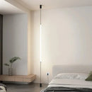 Axyaa Black Acrylic LED Floor Lamp for Stylish Home Decor