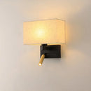 Axyaa Modern Adjustable Wall Sconce with LED Spotlight Rotation