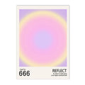 Axyaa Angel Number Aura Gradient Posters Wall Art for Trendy Home Decor