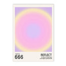 Axyaa Angel Number Aura Gradient Posters Wall Art for Trendy Home Decor