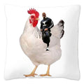 Axyaa Rock Face Cushion Cover: Funny Meme Throw Pillow for Home Decoration