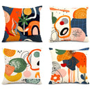 Axyaa Geometric Pattern Throw Pillow Cover for Sofa, Bedroom, Car - Abstract Design