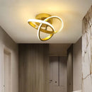 Axyaa LED Strip Ceiling Lights: Modern Minimalist Living Room Lamps for Home Decor