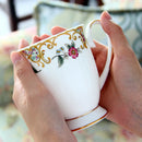 Axyaa Bone  Espresso Mug: Vintage Cute Coffee Gift Present