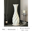 Axyaa White Ceramic Vases, Dried Flower Arrangers, TV Wall Grilles, Entrance Cabinet Decor
