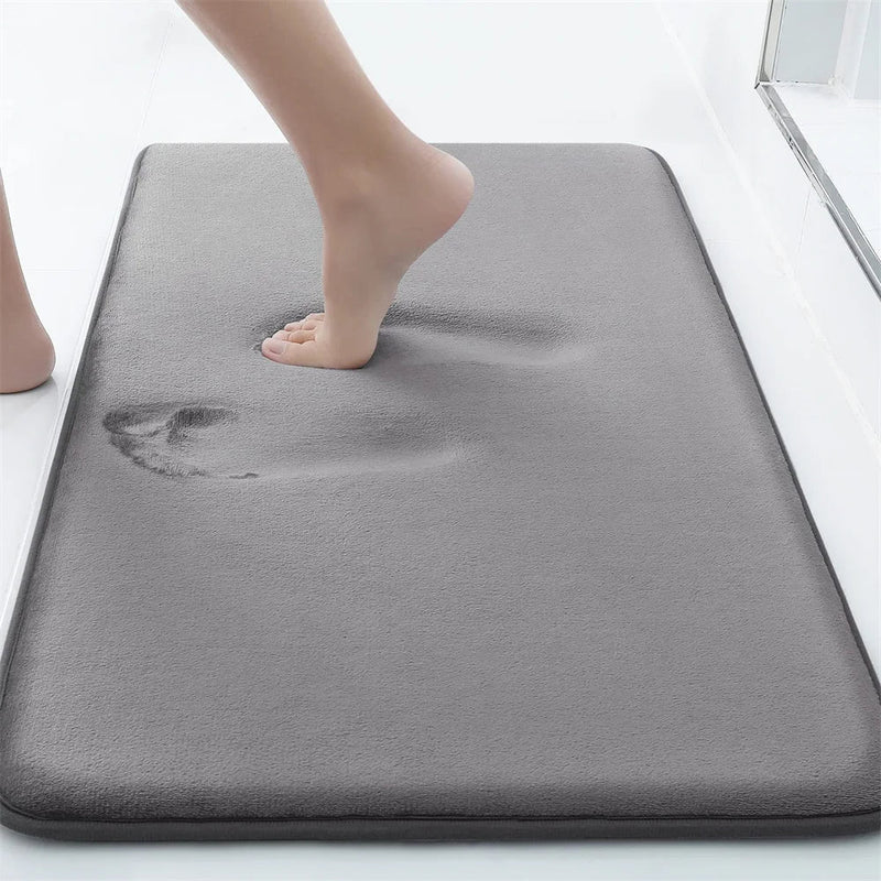 Axyaa Soft Memory Foam Bathroom Mat - Non-slip Absorbent Washable Rug