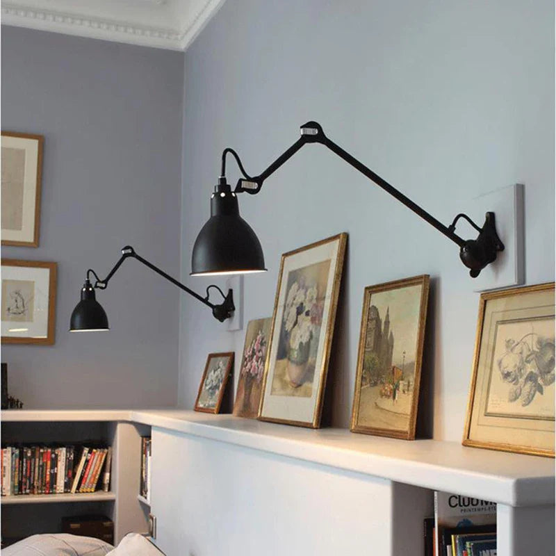 Axyaa Rotatable E14 Reading Wall Lamp for Bedroom Parlor Lighting