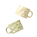Axyaa Elegant Ceramic Mug Set - Stylish & Functional Coffee Cup in Light Luxury Style