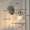 Axyaa Iron Ceramic LED Wall Lights Modern Living Room Bedroom Sconce Wandlamp