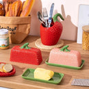 Axyaa Ceramic Butter Cheese Plate Sushi Storage Jar Set Chopsticks Spoon Fork