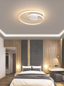 Axyaa Nordic Style LED Ceiling Lamp - Modern and Creative Bedroom Lighting