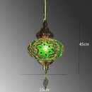 Axyaa Handmade Mosaic Glass Pendant Light for Bedroom, Bar, Kitchen Island