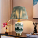 Axyaa Ceramic Table Lamp: Contemporary Luxury for Home, Office & Hotel