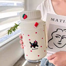 Axyaa Cute Animals Thermos Bottle | Vacuum Flask with Tea Strainer for Travel