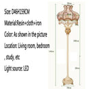 Axyaa European Luxury LED Floor Lamp for Living Room Bedroom Villa Hotels