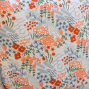 Axyaa Sweet Floral Embroidery Ruffled Edge Cushion Cover