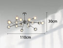 Axyaa Modern Living Room Chandeliers LED Ceiling Lamp Hanging Lights Indoor Lighting