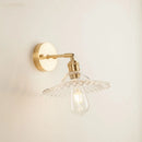 Axyaa Green Glass LED Wall Light - Nordic Modern Bedroom Living Room Lamp