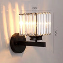 Axyaa Gold Crystal Wall Lamp: Modern Nordic LED Light for Home Decor