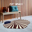 Axyaa Irregular Nordic Style Plush Carpet for Bedroom and Living Room