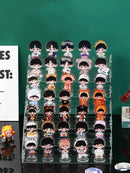 Axyaa Acrylic Stand Display Rack Anime Figure Storage Case Clear Organizer Shelf