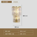 Axyaa Nordic Crystal Wall Sconce Light for Living Room Hallway
