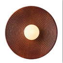 Axyaa Japanese Retro Wabi-Sabi Wall Lamp for Bedroom & Hallway